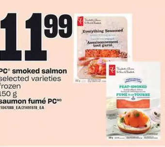 Independent Grocer Pc smoked salmon offer