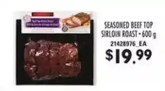 Loblaws Seasoned beef top sirloin roast offer