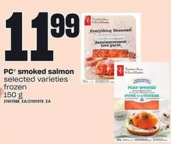 Loblaws Pc smoked salmon offer