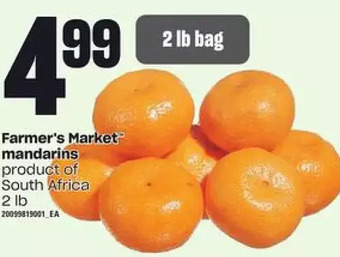 Loblaws Farmer's market mandarins offer