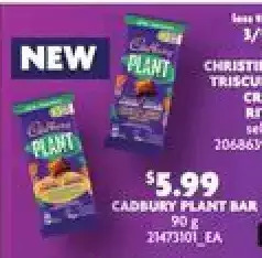 Loblaws Cadbury plant bar offer