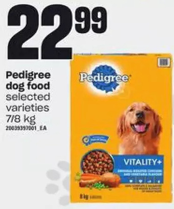 Zehrs Markets Pedigree dog food offer