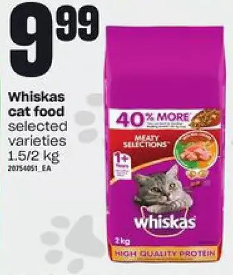 Zehrs Markets Whiskas cat food offer