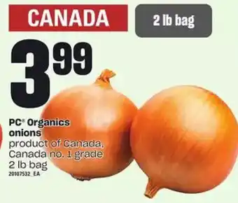 Zehrs Markets Pc organics onions offer
