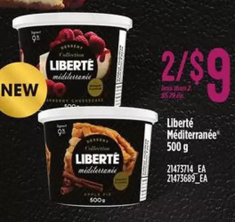 Zehrs Markets Liberte mediterranee offer