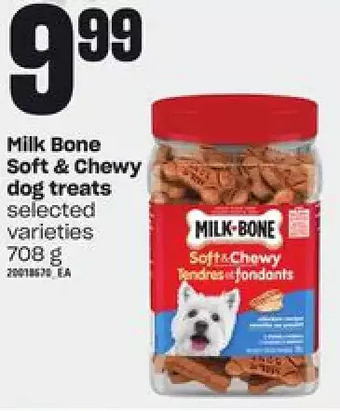 Loblaws Milk bone soft & chewy dog treats offer