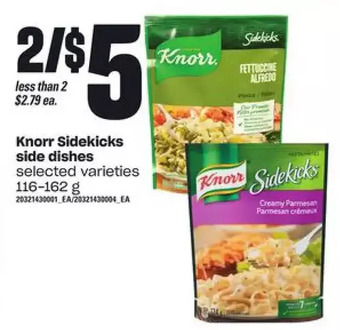 Loblaws Knorr sidekicks side dishes offer