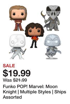 Showcase Funko pop! marvel: moon knight | multiple styles | ships assorted offer