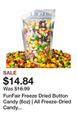 Showcase Funfair freeze dried button candy (6oz) | all freeze-dried candy b3g1 free! offer