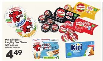 Longo's Mini babybel or laughing cow cheese offer