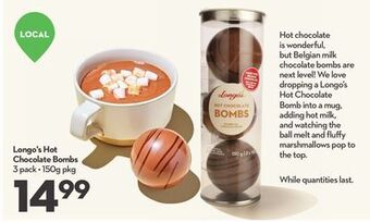 Longo's Longo's hot chocolate bombs offer