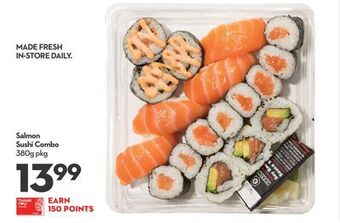 Longo's Salmon sushi combo offer
