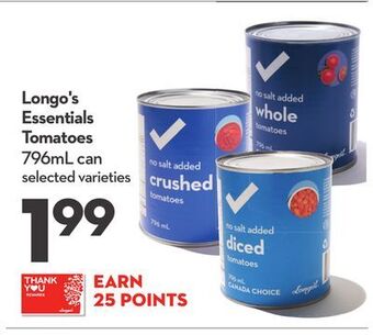 Longo's Longo's essentials tomatoes offer