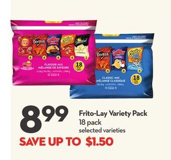 Longo's Frito-lay variety pack offer