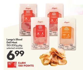 Longo's Longo's sliced deli meat offer