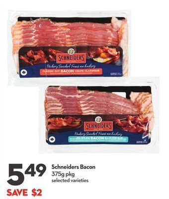Longo's Schneiders bacon offer