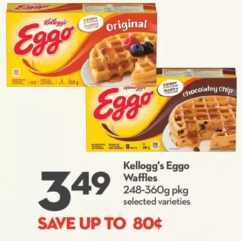 Longo's Kellogg's eggo waffles offer