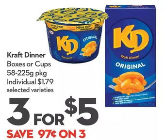 Longo's Kraft dinner offer