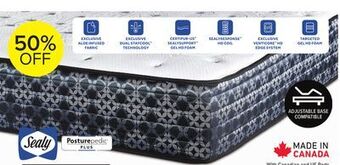 Leon's Sealy posturepedic® plus sterling series - callie firm queen mattress offer