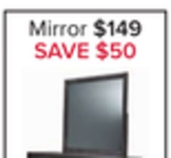 Leon's Miller mirror - grey offer