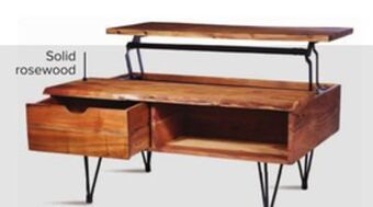 Leon's Milo lift top coffee table - natural offer