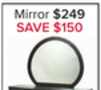 Leon's Cinema mirror - charcoal offer