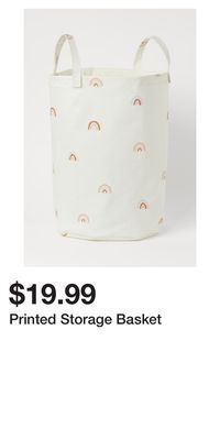 H&M Printed storage basket offer