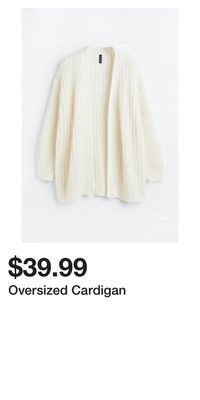 H&M Oversized cardigan offer