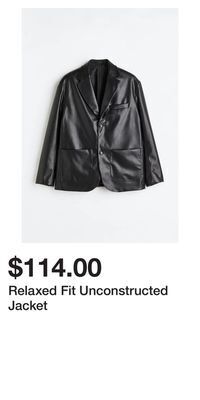 H&M Relaxed fit unconstructed jacket offer