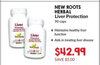 Noah's Natural Foods New roots herbal liver protection offer