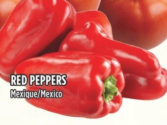 Marché Adonis Red peppers offer