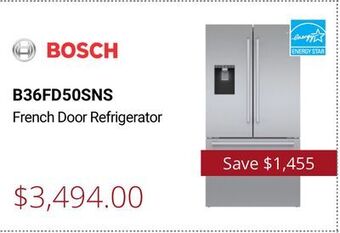 Canadian Appliance Source Bosch french door refrigerator offer