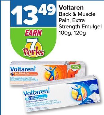 PharmaChoice Voltaren back & muscle pain, extra strength emulgel offer