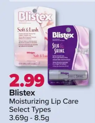 PharmaChoice Blistex moisturizing lip care offer