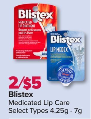 PharmaChoice Blistex medicated lip care offer