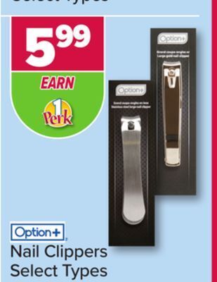 PharmaChoice Option+ nail clippers offer