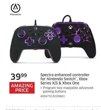 The Source Powera spectra enhanced controller for nintendo switch, xbox series x|s & xbox one offer