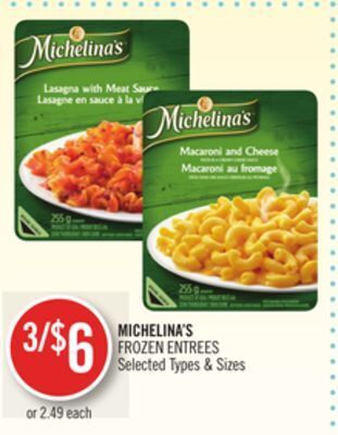 Shoppers Drug Mart Michelina's frozen entrees offer