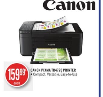 Shoppers Drug Mart Canon pixma tr4720 printer offer