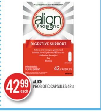 Shoppers Drug Mart Align probiotic capsules offer