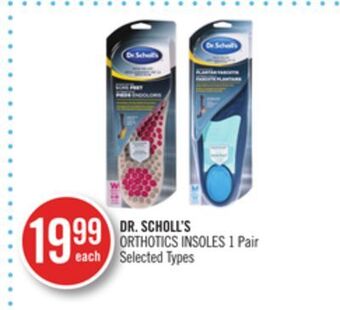 Shoppers Drug Mart Dr. scholl's orthotics insoles 1 pair offer