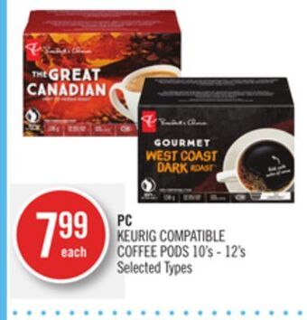 Shoppers Drug Mart Pc keurig compatible coffee pods offer