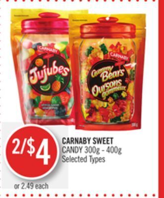 Shoppers Drug Mart Carnaby sweet candy offer