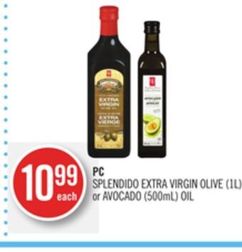 Shoppers Drug Mart Pc splendido extra virgin olive (1l) or avocado (500ml) oil offer