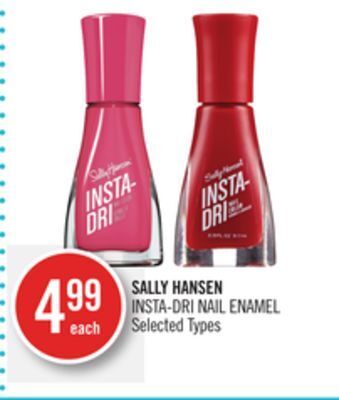Shoppers Drug Mart Sally hansen insta-dri nail enamel offer