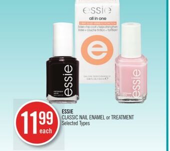 Shoppers Drug Mart Essie classic nail enamel or treatment offer
