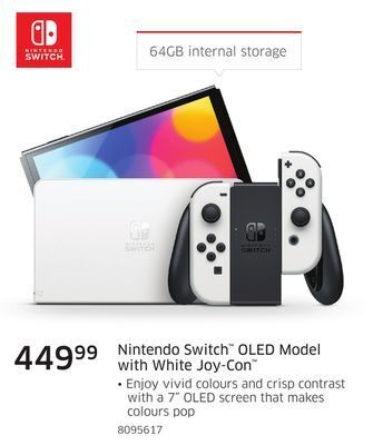 The Source Nintendo switch oled model with white joy-con offer
