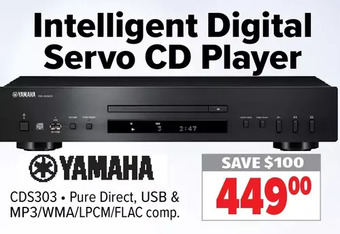 2001 Audio Video Yamaha intelligent digital servo cd player offer