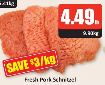Starsky Fresh pork schnitzel offer
