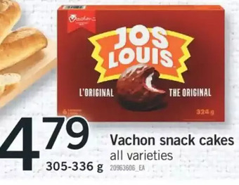 Fortinos Vachon snack cakes offer